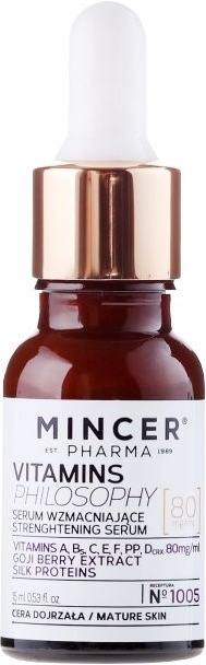 MINCER Pharma Vitamins Philosophy Strengthening Serum