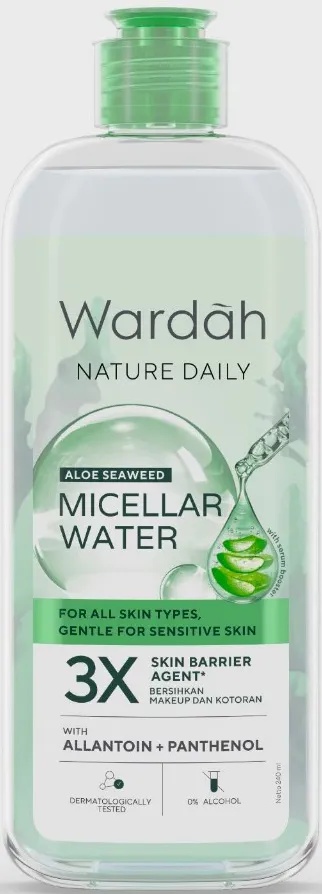 Wardah Nature Daily Aloe Seaweed Micellar Water (Advanced Formula)