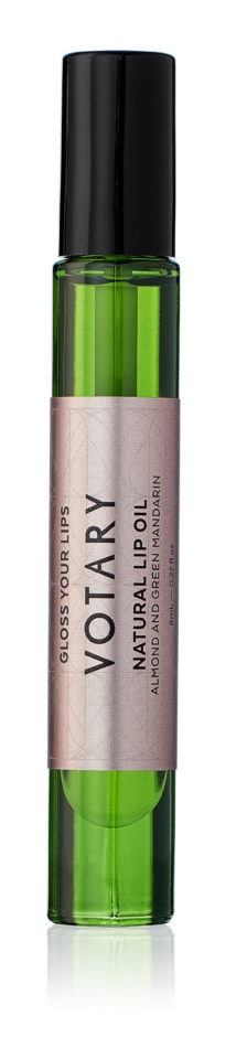 Votary Natural Lip Oil - Almond And Green Mandarin