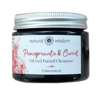 Natural Wisdom Pomegranate & Carrot Oil Gel Facial Cleanser