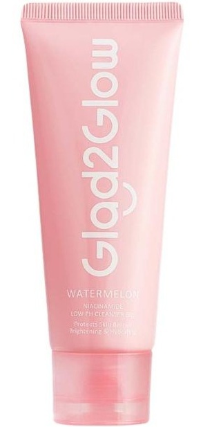 Glad2Glow Watermelon Niacinamide Low pH Cleanser Gel