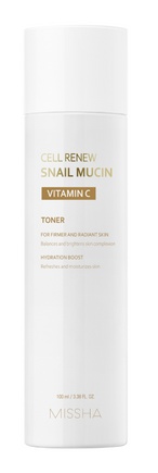 Missha Cell Renew Snail Mucin Vitamin C Toner