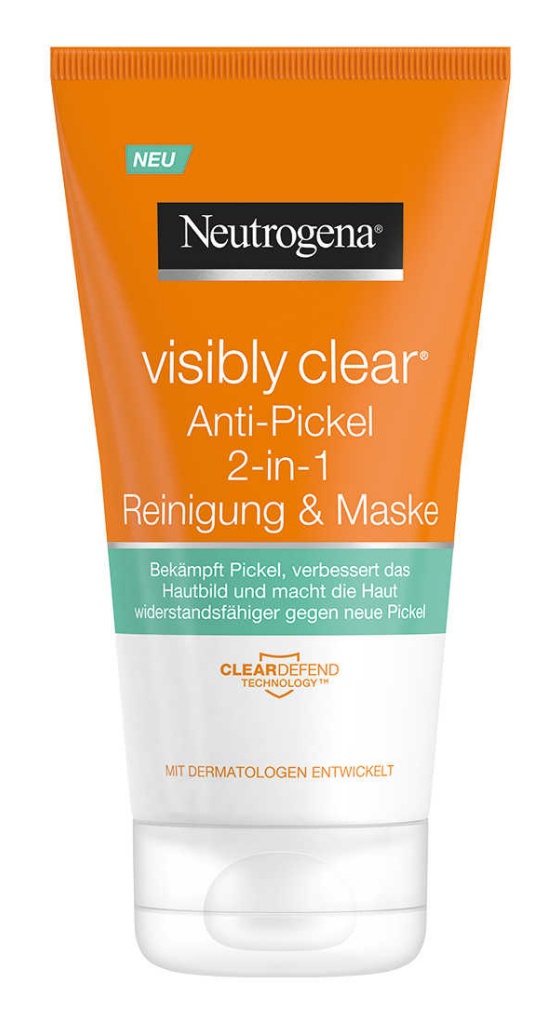Neutrogena Visibly Clear Spot Proofing 2 In 1 Wash-Mask