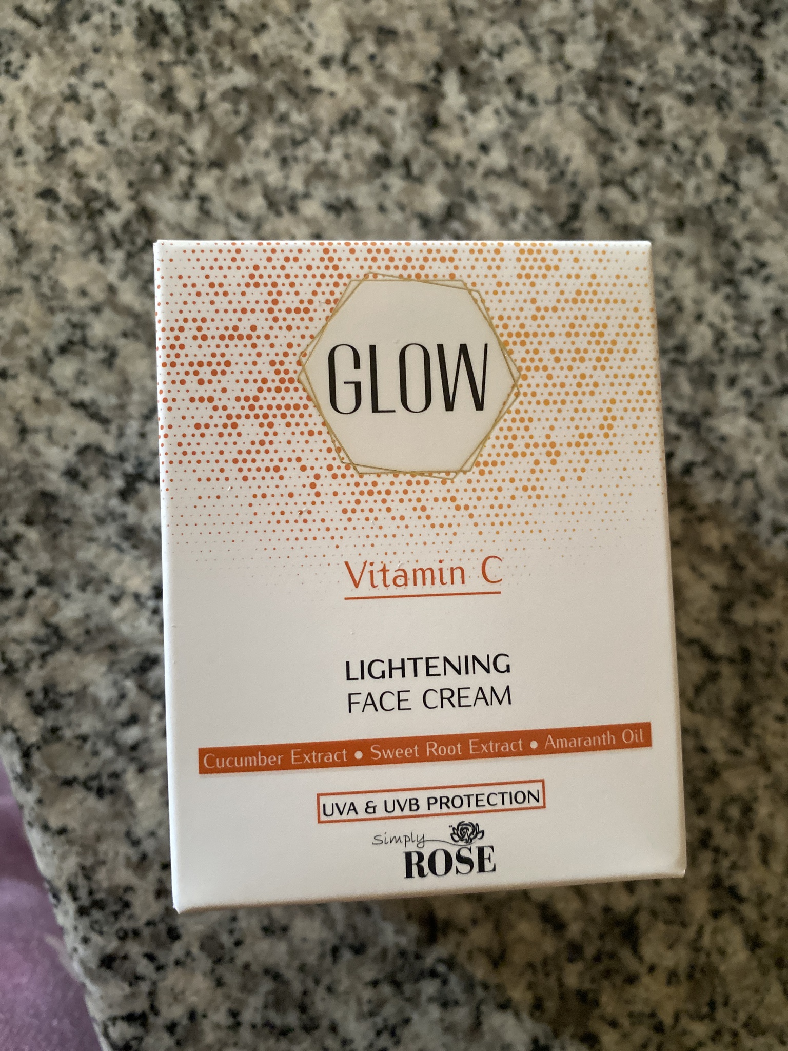 Simply rose Glow Vitamin C Lightning Face Cream