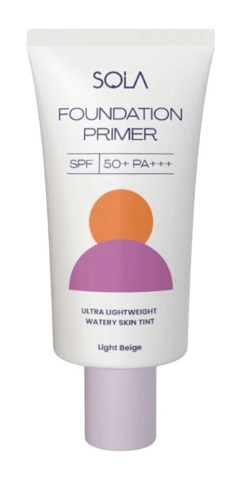 SOLA Foundation Primer SPF50+++ 30ml Light Beige