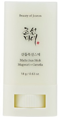 Beauty of Joseon Matte Sun Stick: Mugwort + Camelia SPF50 PA++++