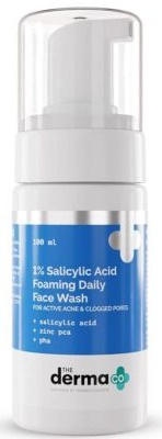 The derma CO 1% Salicylic Acid Foaming Daily Face Wash