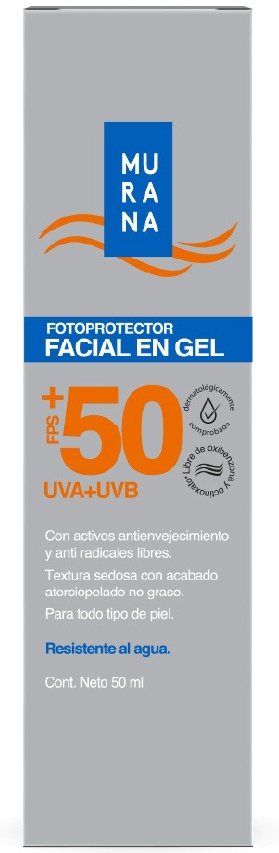 Murana Fotoprotector Facial En Gel SPF 50+