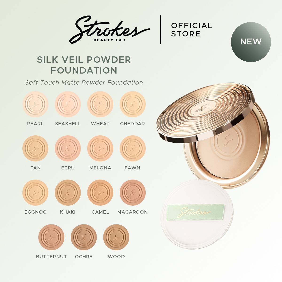 Strokes Silk Veil Powder Foundation 9.5g