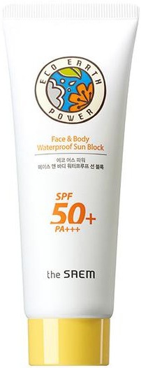 The Saem Eco Earth Power Face & Body Waterproof Sunblock SPF50+ Pa+++