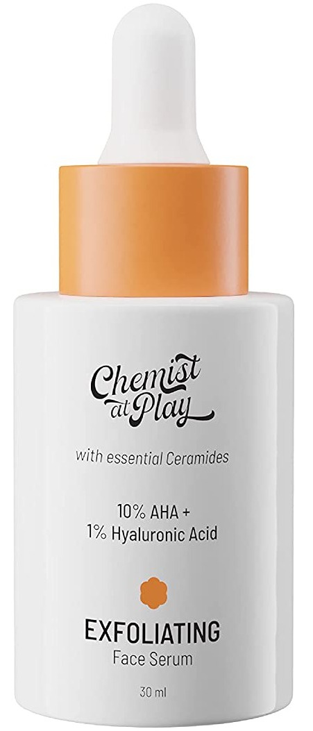 Chemist at Play Exfoliating Face Serum (10% AHA + 1% Hyaluronic Acid)