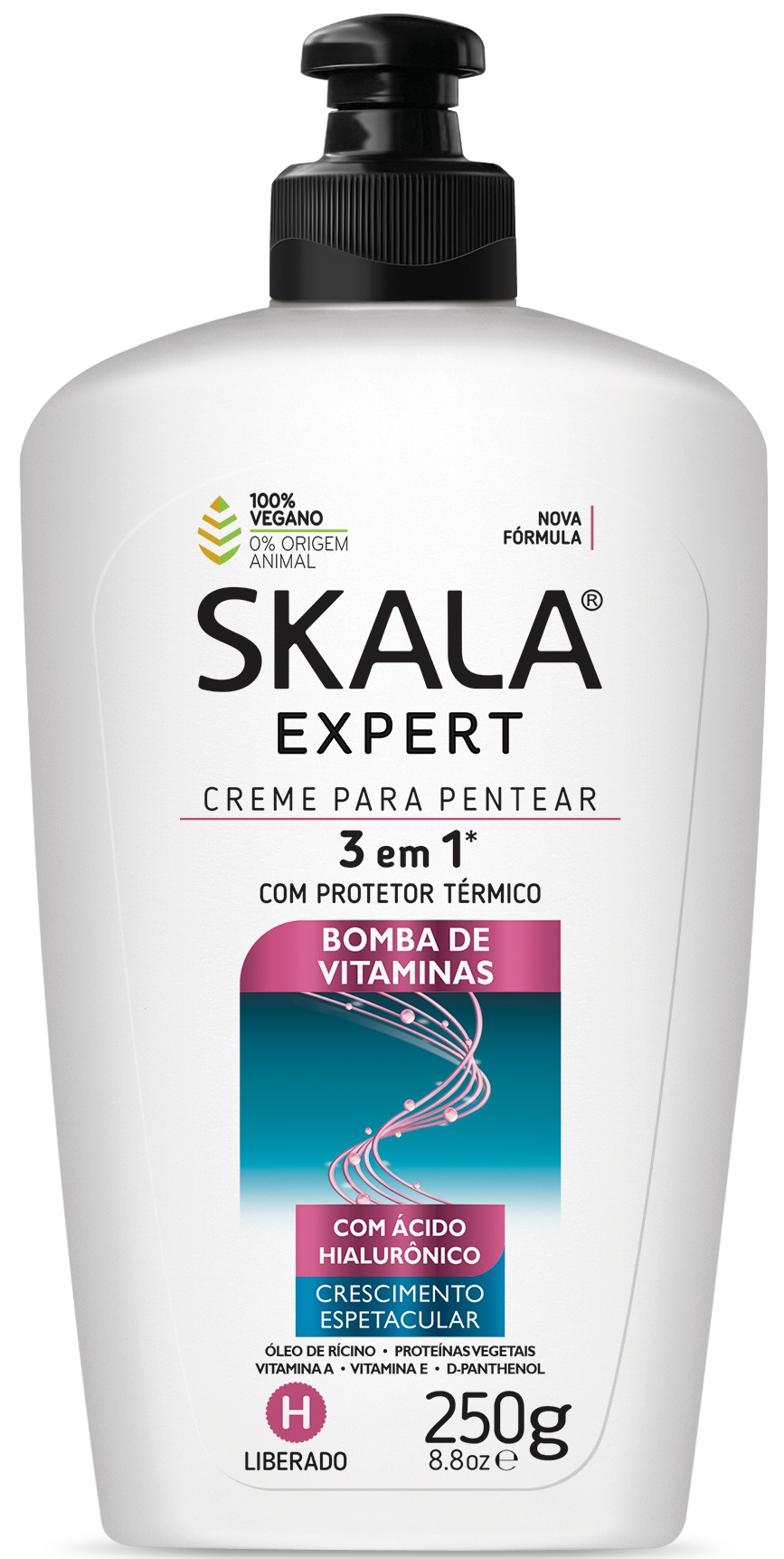 Skala Creme Para Pentear 3 Em 1 Bomba De Vitaminas