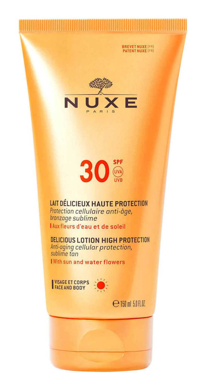 Nuxe Sun Delicious Face And Body Lotion High Protection SPF30