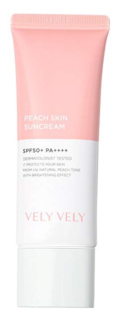 Vely Vely Peach Skin Suncream SPF 50+ 