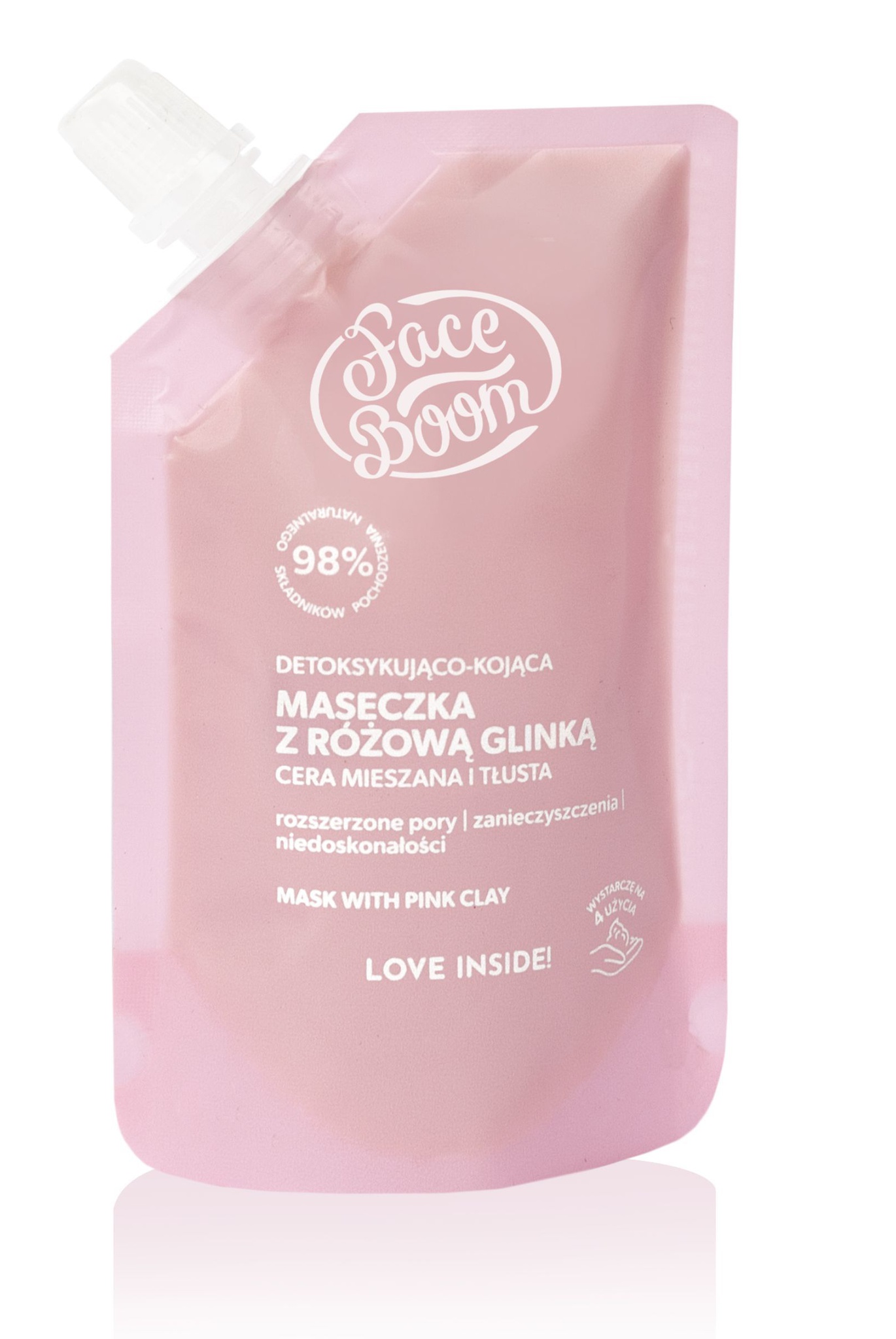 BodyBoom Detoxifying And Soothing Mask With Pink Clay