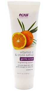 NOW Solutions Gentle Scrub, Vitamin C & Oryza Sativa