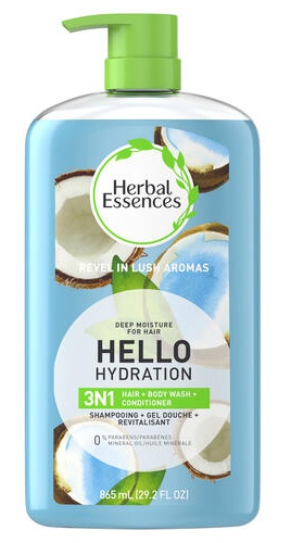 Herbal Essences Hello Hydration 3in1 Shampoo Conditioner Body Wash