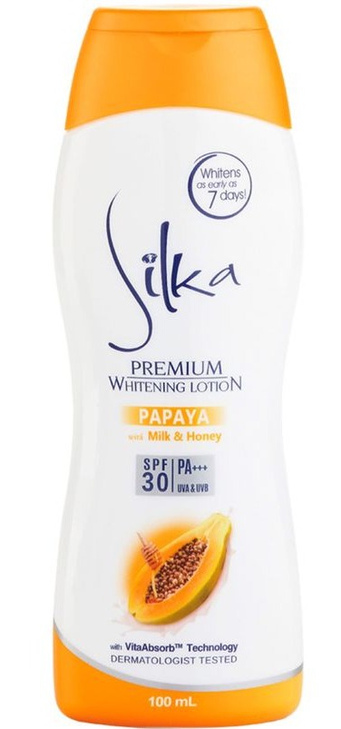 Silka Papaya Premium Whitening Lotion SPF 30