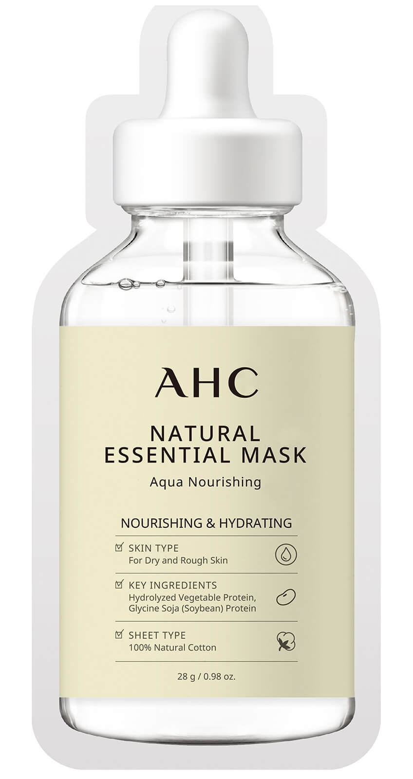 AHC Natural Essential Mask Aqua Nourishing