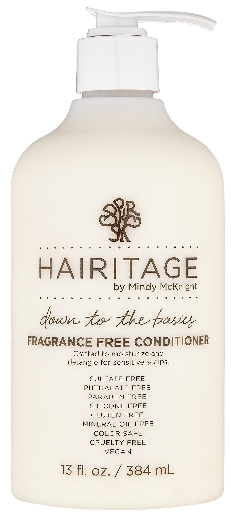 Hairitage by Mindy McKnight! Down To The Basics Fragrance Free Conditioner