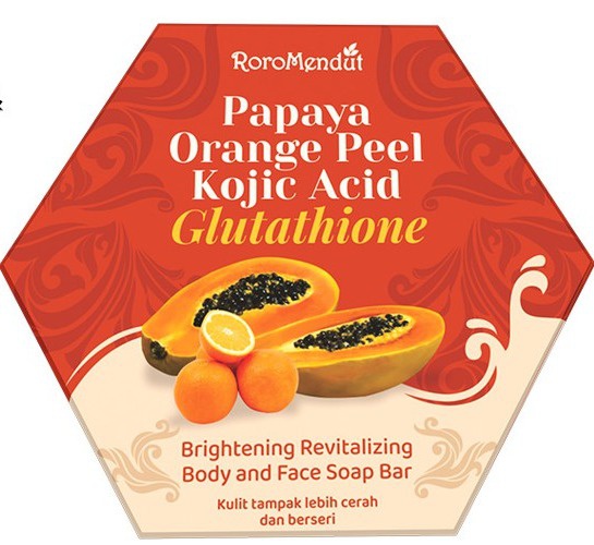 Roro Mendut Glutathione Soap Bar Papaya