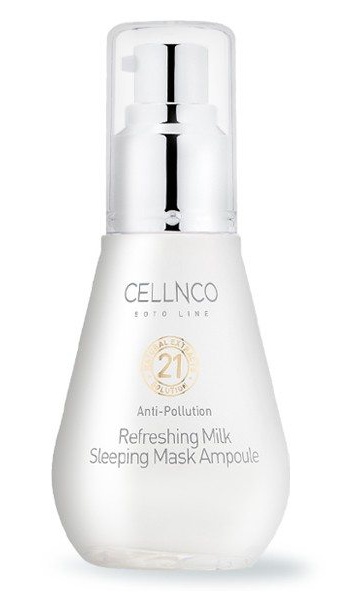 CELLNCO Anti Pollution Refreshing Milk Sleeping Mask Ampoule