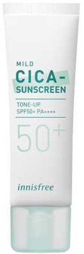 innisfree Mild Cica Sunscreen Tone-Up SPF50+ Pa++++