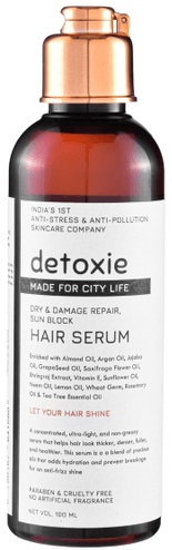 Detoxie Dry & Damage Repair, Sun Block Hair Serum