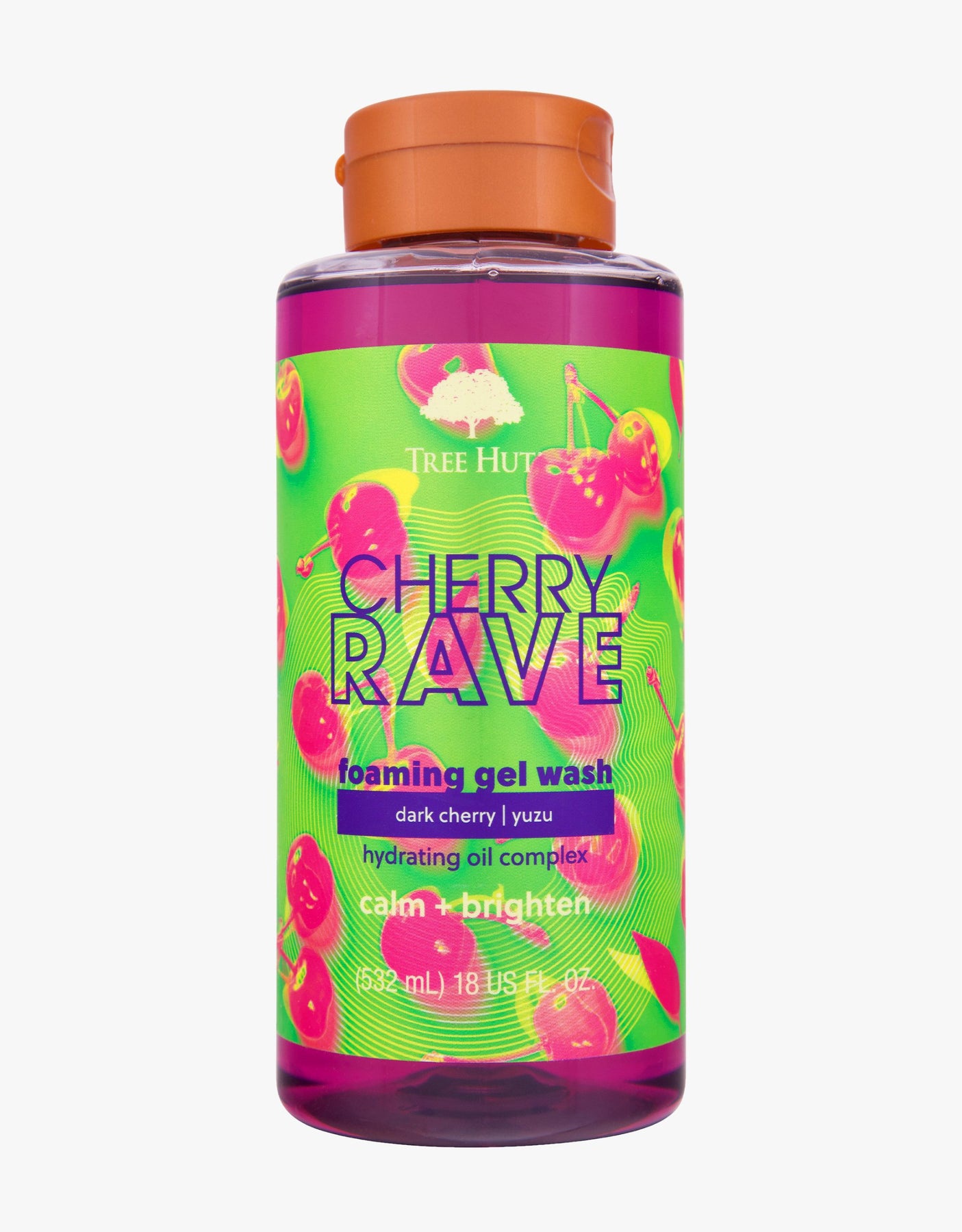 Tree Hut Cherry Rave Dark Cherry & Yuzu Foaming Gel Wash