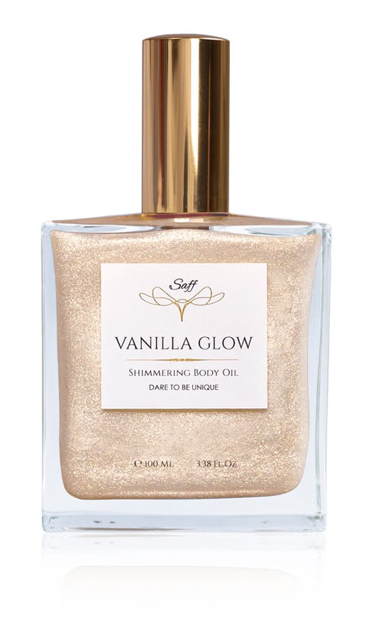 Saff Vanilla Glow Shimmering Body Oil