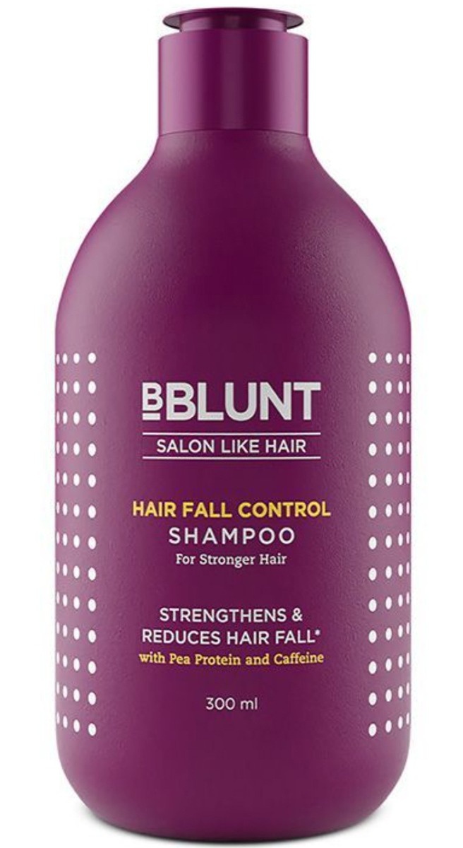 Bblunt Hair Fall Control Shampoo With Pea Protein & Caffeine