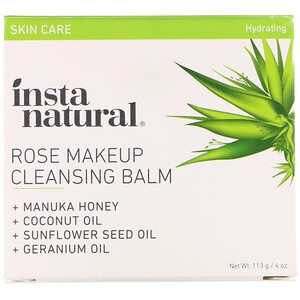 InstaNatural Rose Makeup Cleansing Balm