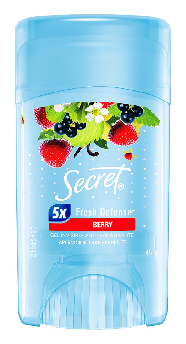 Secret Antitranspirante Secret Gel Invisible Berry