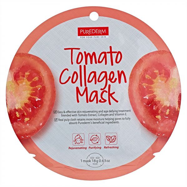 PUREDERM Tomato Collagen Sheet Mask