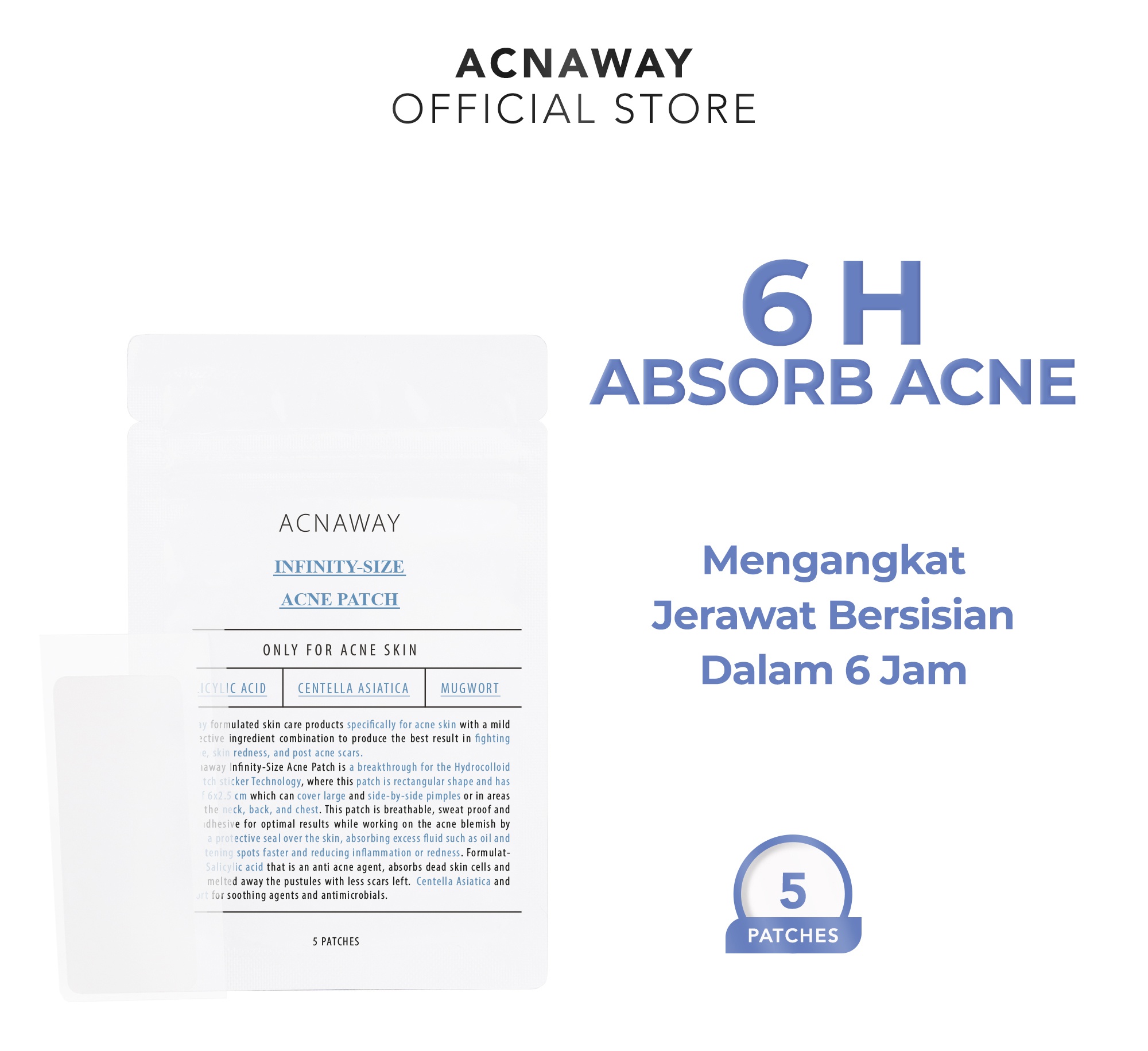 Acnaway Pimple Patch Infinity Size