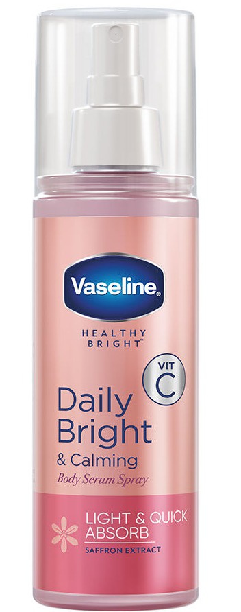 Vaseline Daily Bright And Calming Body Serum Spray