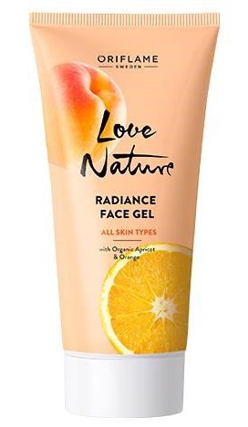 Oriflame Love Nature Radiance Face Gel With Organic Apricot & Orange