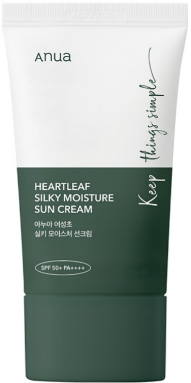 Anua Heartleaf Silky Moisture Sun Cream