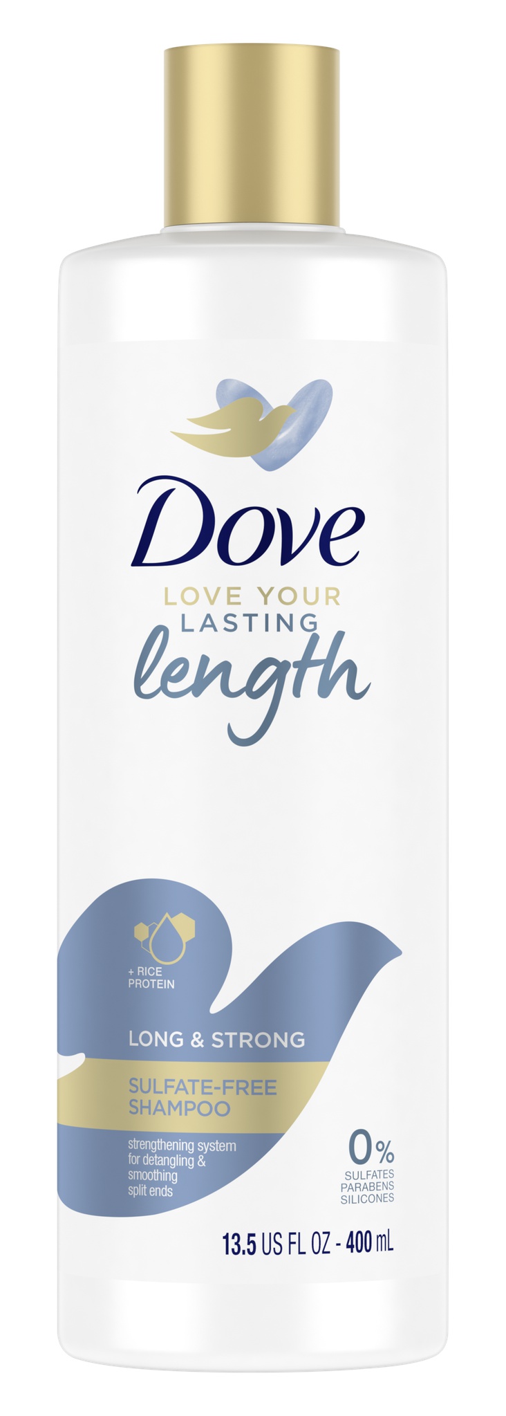 Dove Love Your Lasting Length Long And Length Sulfate-free Shampoo