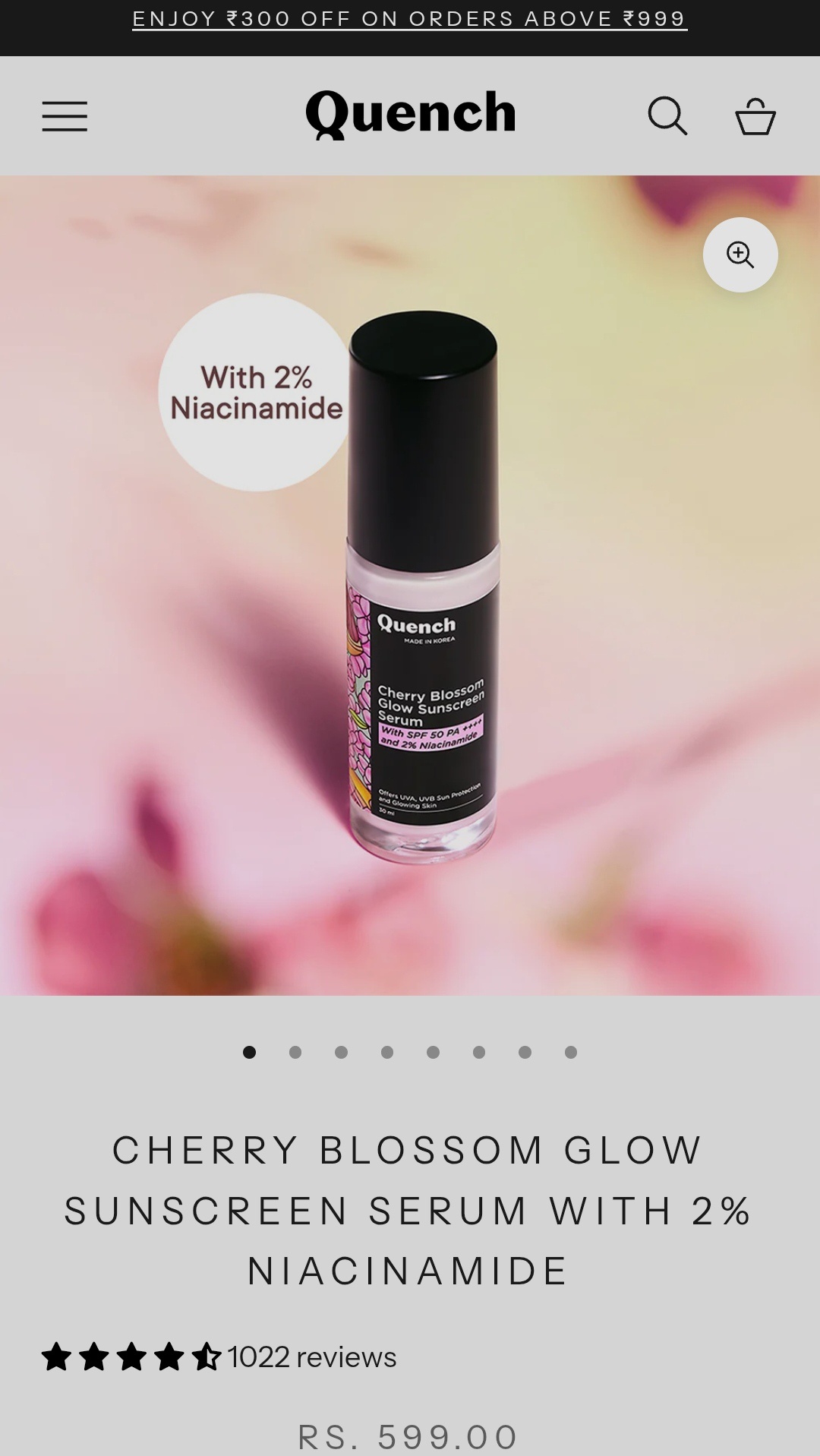 Quench botanics Glow Sunscreen