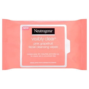 Neutrogena Visibly Clear Pink Grapefruit Facial Cleansing Wipes