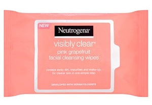 Neutrogena Visibly Clear Pink Grapefruit Facial Cleansing Wipes