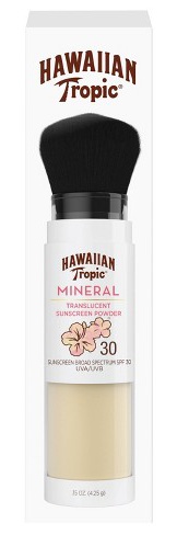 Hawaiian Tropic Mineral Sunscreen Powder Brush SPF 30