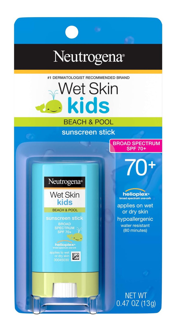 Neutrogena Wet Skin Kids Stick Sunscreen Broad Spectrum SPF 70