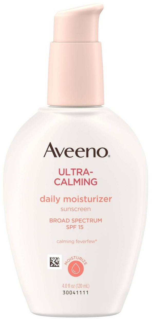 Aveeno Ultra-calming Daily Moisturizer Sunscreen SPF 15