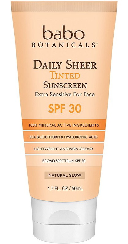 Babo Botanicals Daily Sheer Tinted Facial Mineral Sunscreen SPF 30