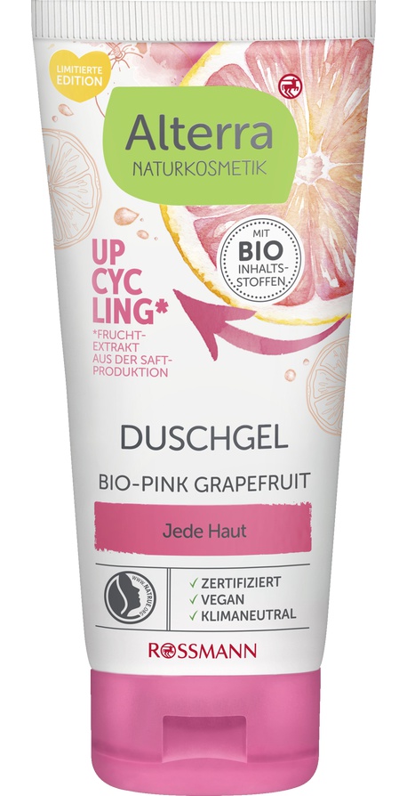 Alterra Upcycling Duschgel Bio-Pink Grapefruit