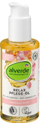 alverde Relax Pflege-Öl Bio-Wildrose Bio-Sanddorn