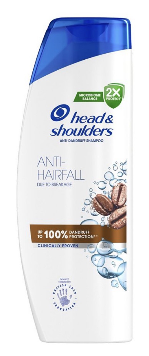 Head & Shoulders Anti Hair Fall Anti Dandruff Shampoo. Infused With Caffeine