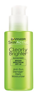 Garnier Clearly Brighter Anti-Sun Damage* Daily Moisturizer Spf 30